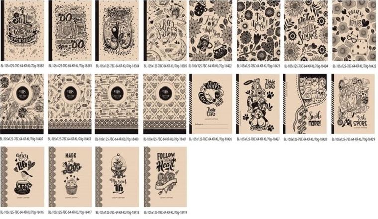 Fresh, notatnik ozdobny 105-125/64K kratka, 1 szt.