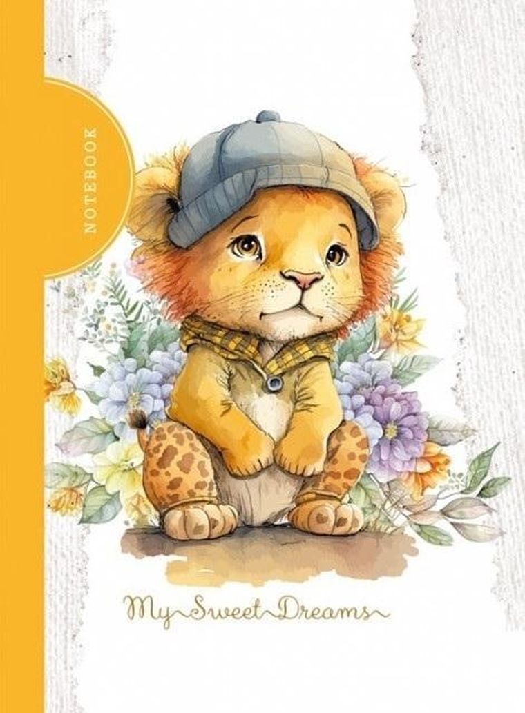 Fresh, notatnik ozdobny, 105-148, 48 kartek, kratka, lew, 1 szt.