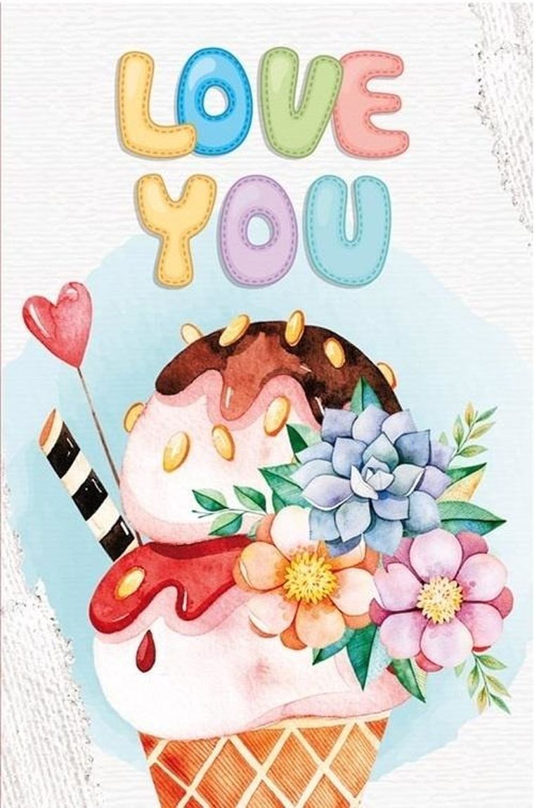 Fresh, notatnik ozdobny, 105-165, 64 kartki, kratka, Lody, 1 szt.