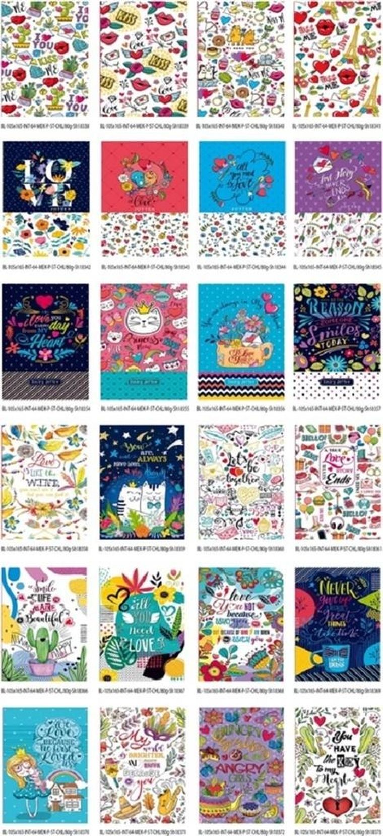 Fresh, notatnik ozdobny 105-165/64K gładki, 1 szt.