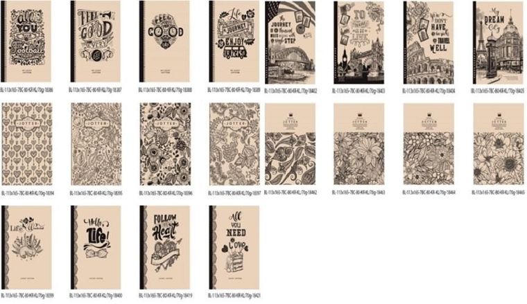 Fresh, notatnik ozdobny 113-165/80K, krata, 1 szt.