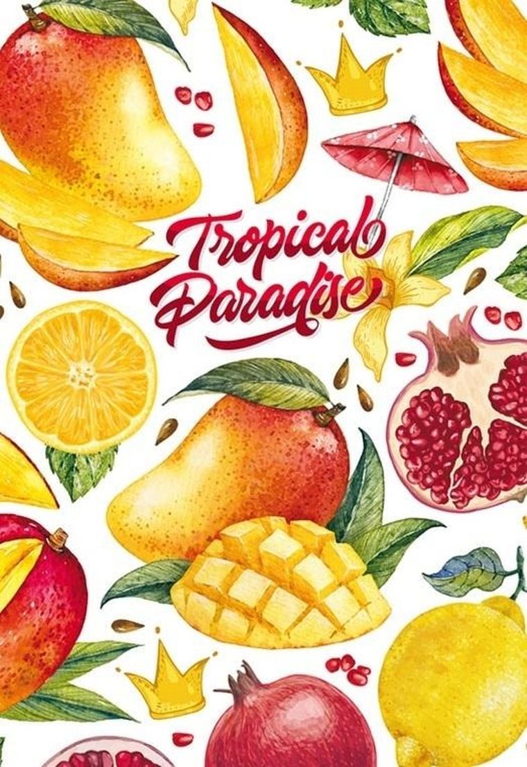 Fresh, notatnik ozdobny, 128-165, 64 kartki, linia, Owoce egzotyka, 1 szt.