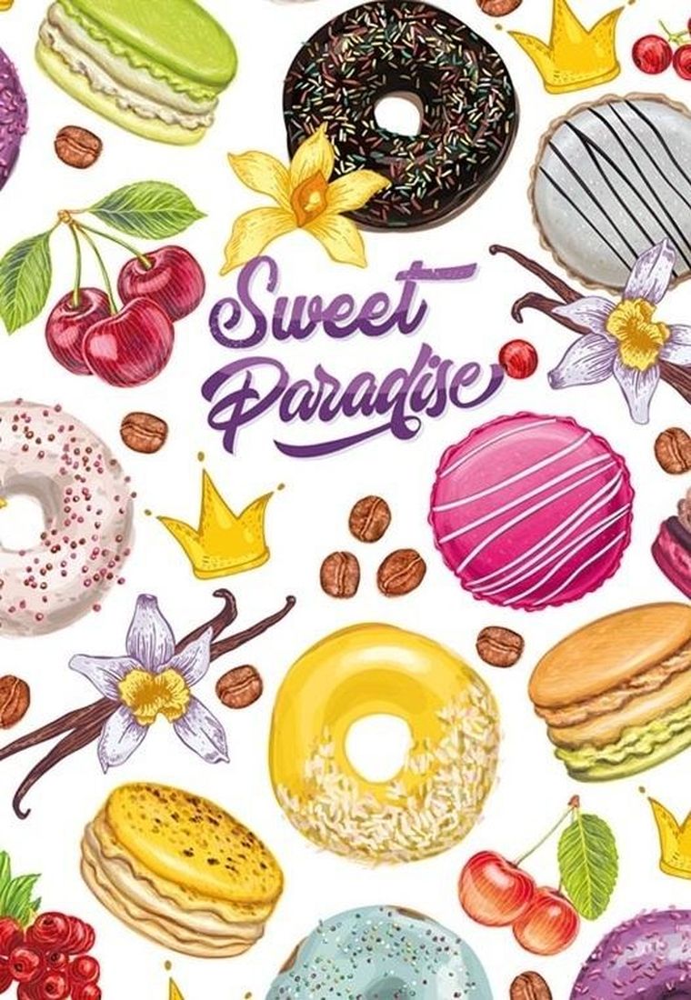 Fresh, notatnik ozdobny, 128-165, 64 kartki, linia, Słodkości, 1 szt.