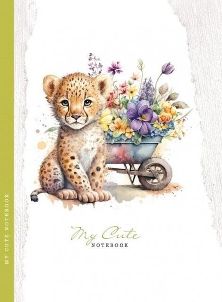 Fresh, notatnik ozdobny, 143-200, 48 kartek, kratka, gepard, 1 szt.