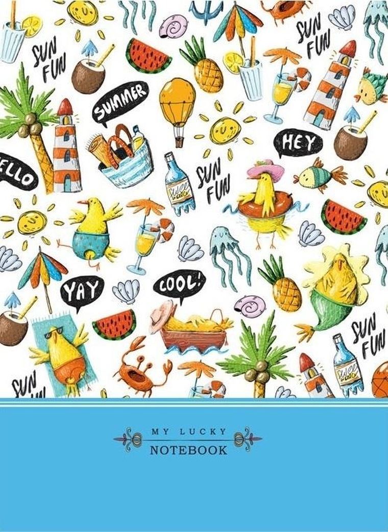 Fresh, notatnik ozdobny, 145-197, 64 kartki, kratka, Lato, 1 szt.