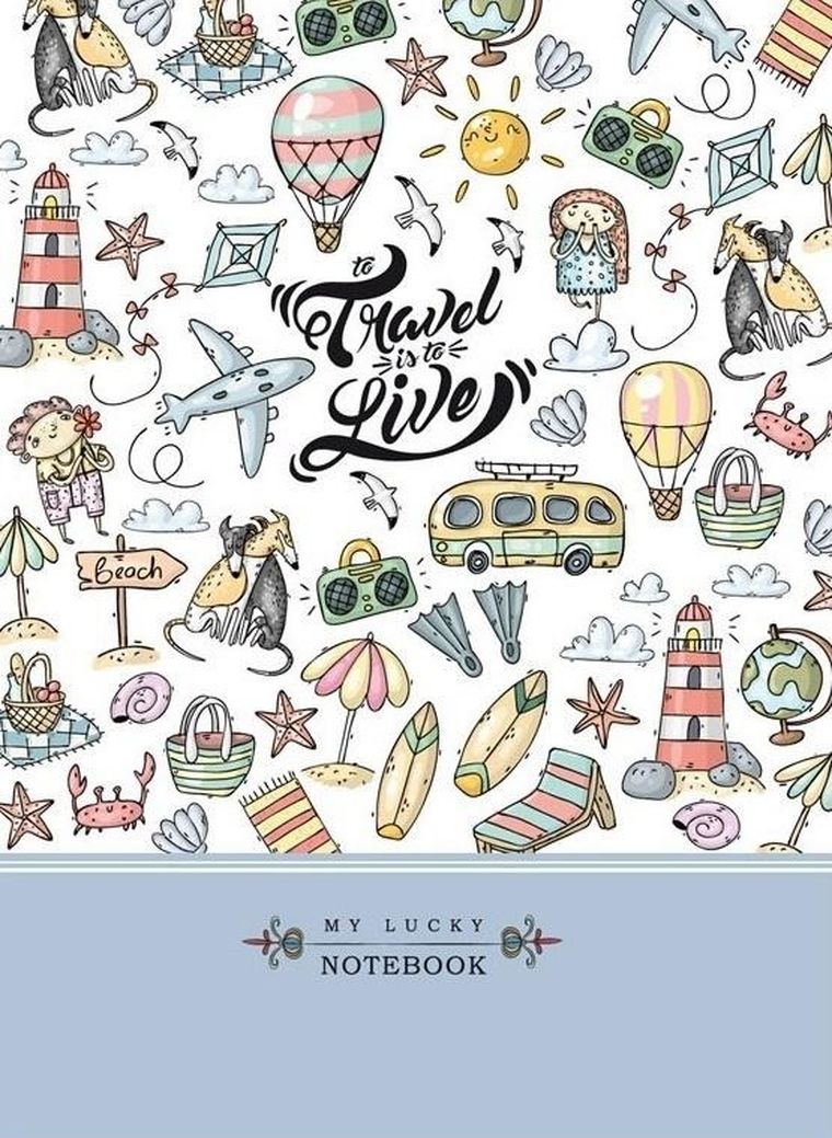 Fresh, notatnik ozdobny, 145-197, 64 kartki, kratka, Podróże, 1 szt.