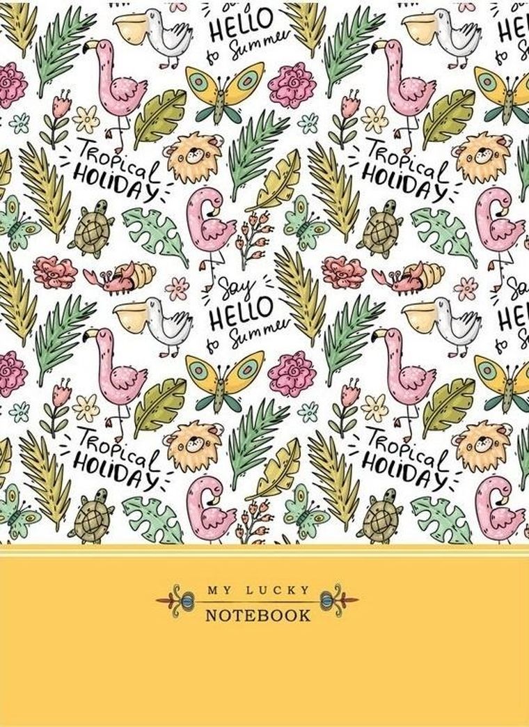 Fresh, notatnik ozdobny, 145-197, 64 kartki, kratka, Tropiki, 1 szt.