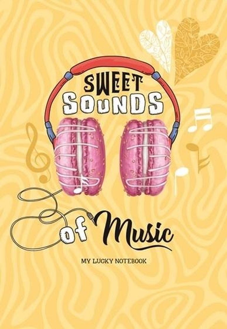 Fresh, notatnik ozdobny, 64 kartki, linia, Słuchawki, 1 szt.