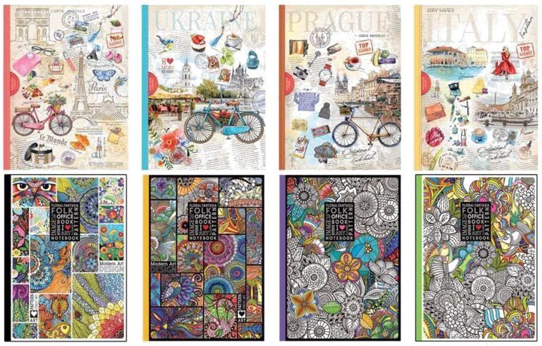 Fresh, notatnik ozdobny, A4, 120 kartek, kratka, 1 szt.