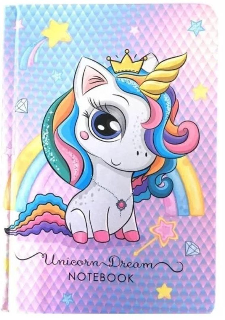 Fresh, notatnik ozdobny A6, 64 kartek, gładki, jednorożec, 1 szt.