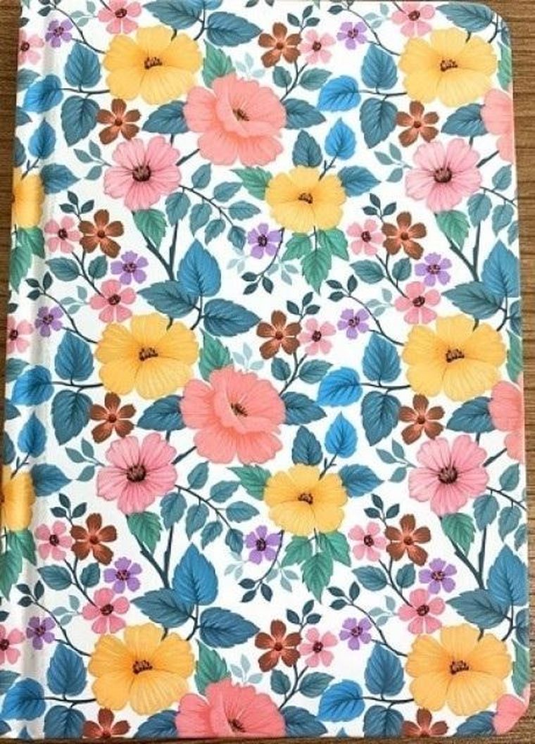 Fresh, notatnik ozdobny A6, 64 kartek, kratka, kwiaty, 1 szt.