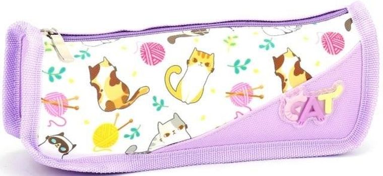 Fresh, piórnik, kotki, fiolet