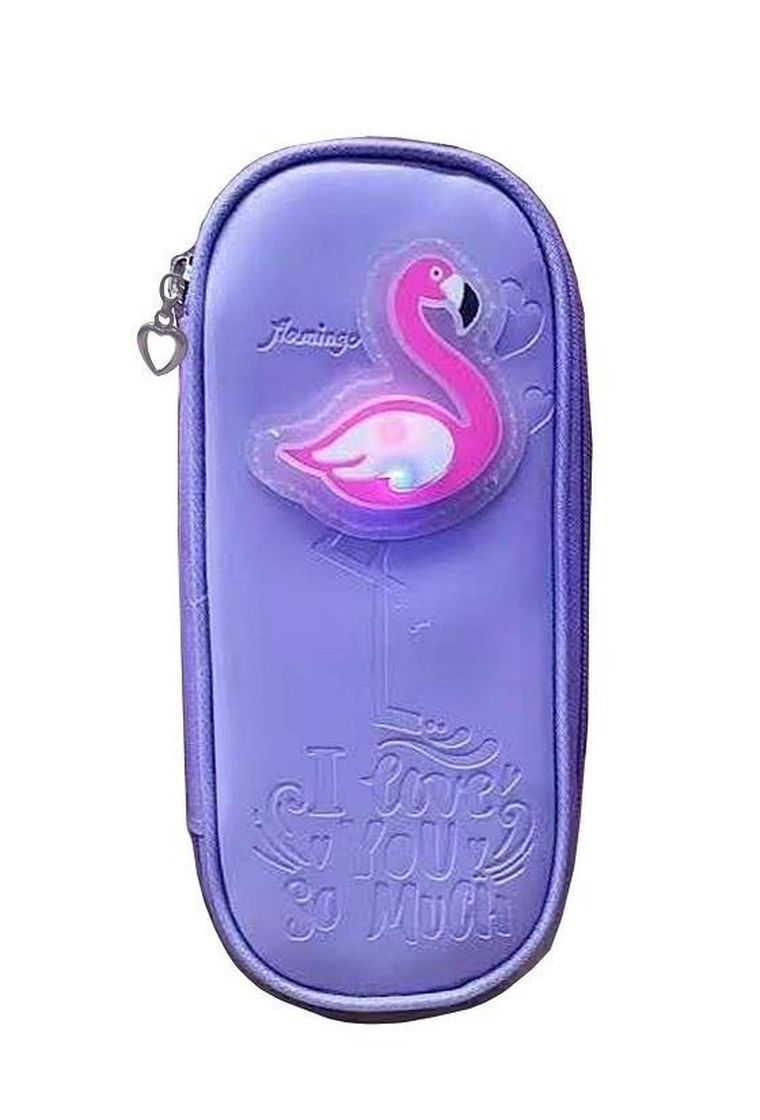 Fresh, piórnik owalny, Flaming, fioletowy