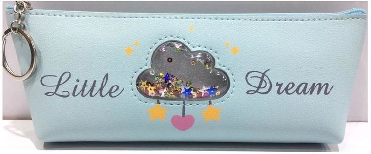 Fresh, piórnik saszetka, Chmurka Little Dream, błękitny
