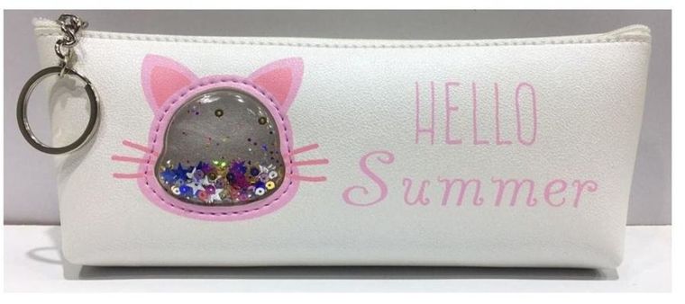 Fresh, piórnik saszetka, Kot Hello summer