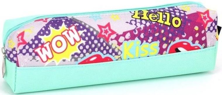 Fresh, piórnik tuba mała, Graffiti, seledyn