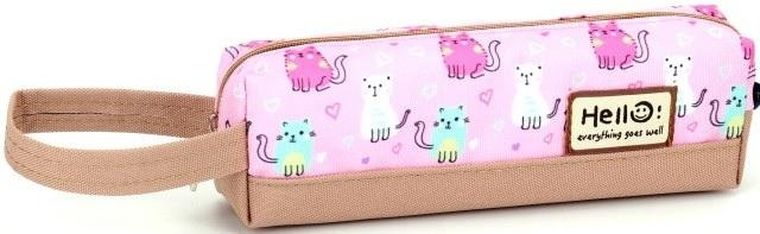 Fresh, piórnik tuba mała, Kolorowe kotki