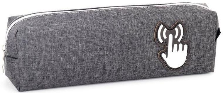 Fresh, piórnik tuba mała, Łapka, szary