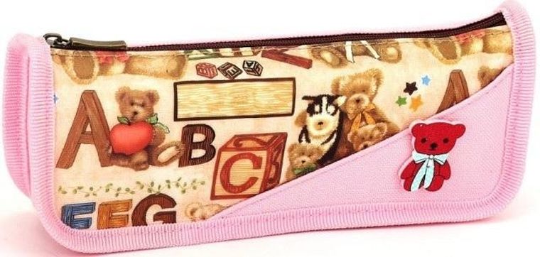 Fresh, piórnik tuba, mała, misie litery