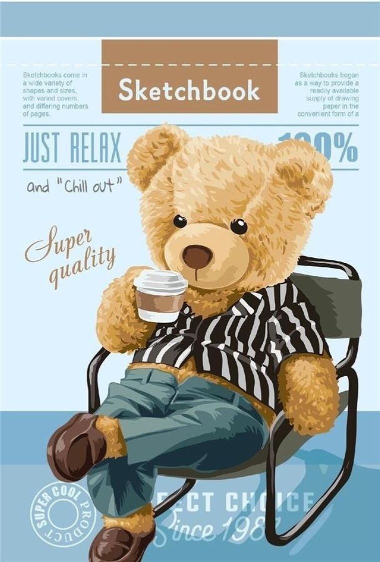 Fresh, szkicownik, 148-105 mm, 36 kartek, 100g, Kawa