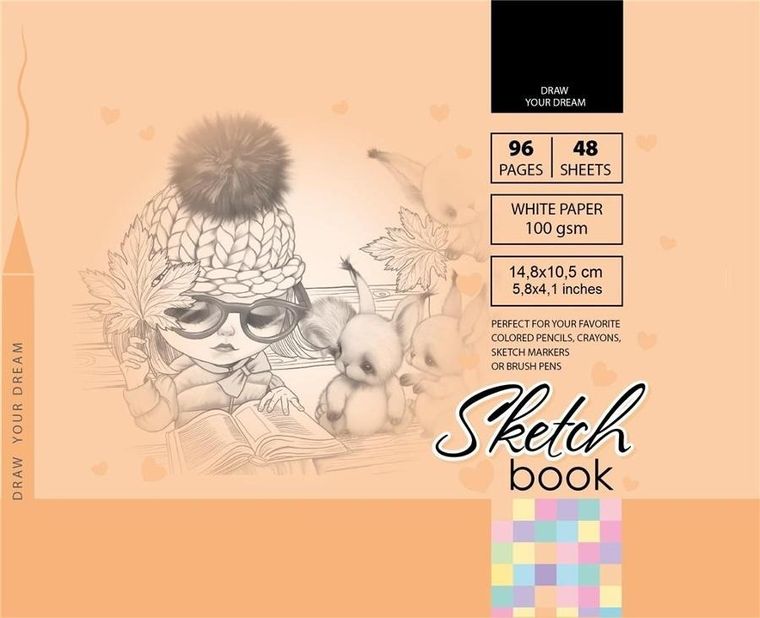 Fresh, szkicownik, 148-105 mm, 96 kartek, 100g