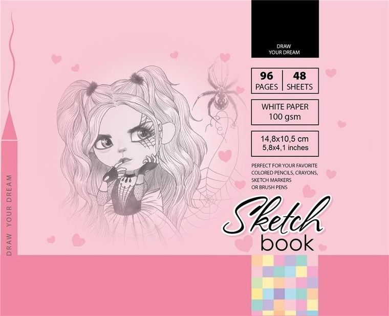 Fresh, szkicownik, 148-105 mm, 96 kartek, 100g