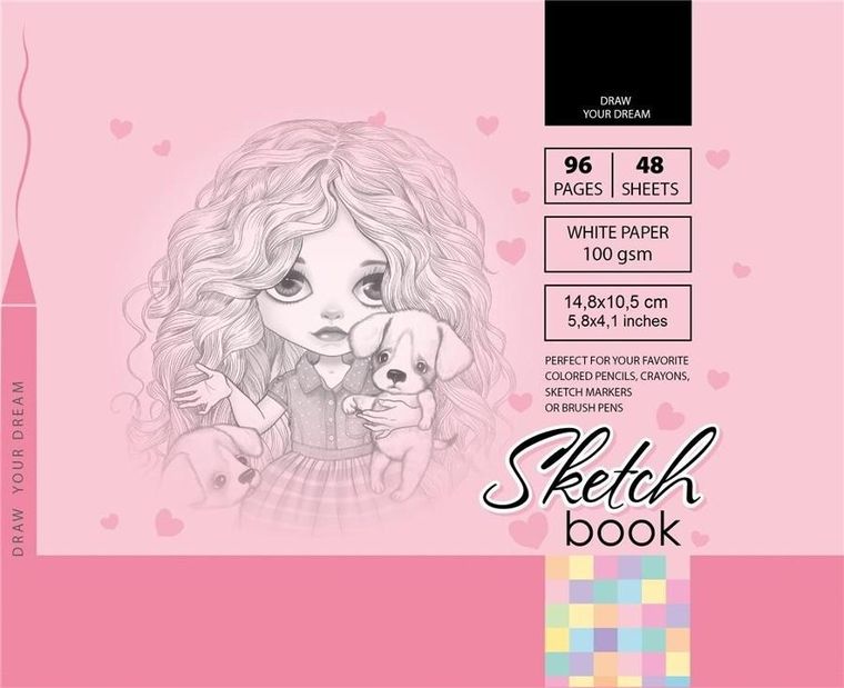 Fresh, szkicownik, 148-105 mm, 96 kartek, 100g