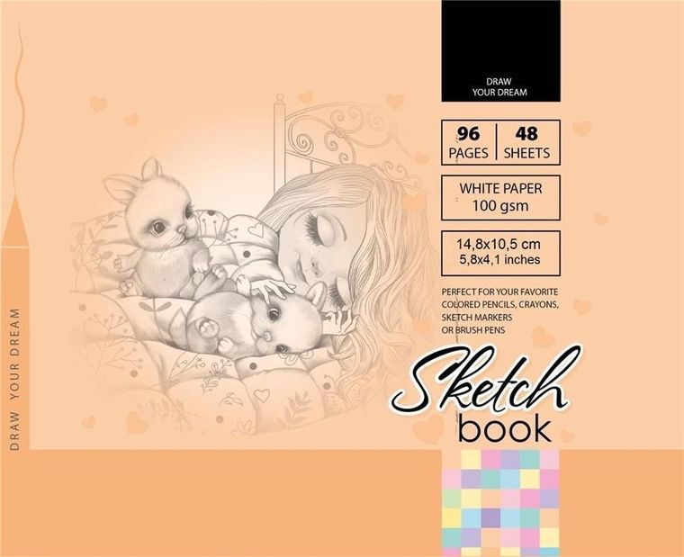 Fresh, szkicownik, 148-105 mm, 96 kartek, 100g