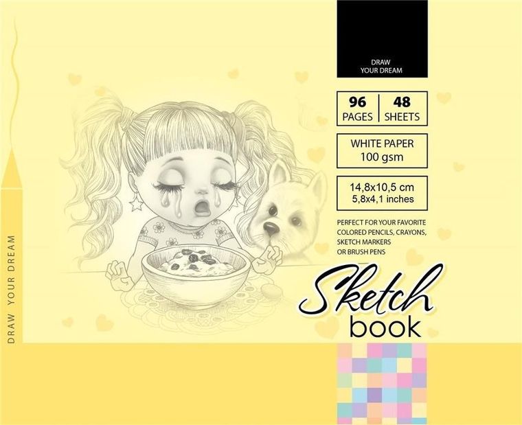 Fresh, szkicownik, 148-105 mm, 96 kartek, 100g