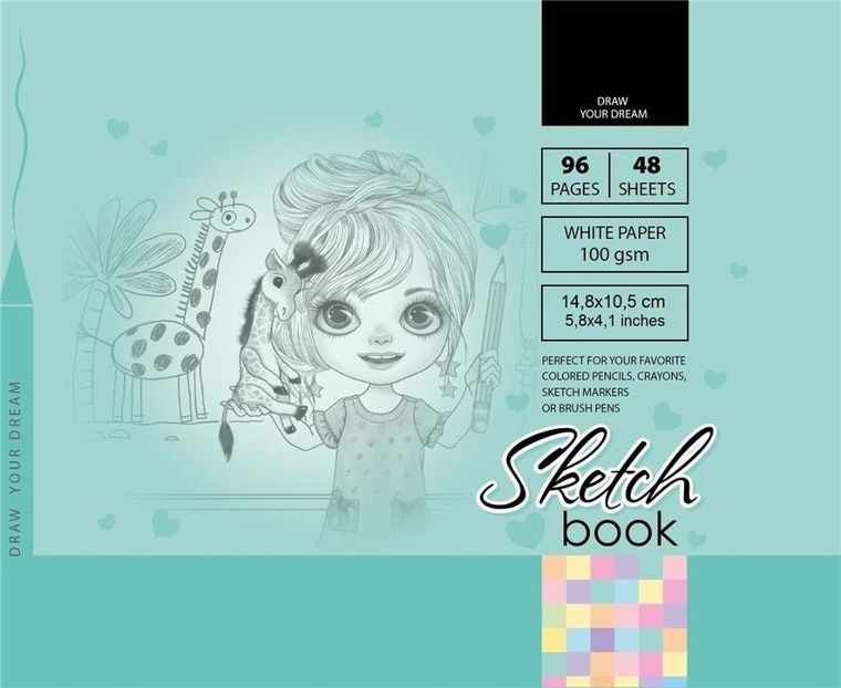 Fresh, szkicownik, 148-105 mm, 96 kartek, 100g