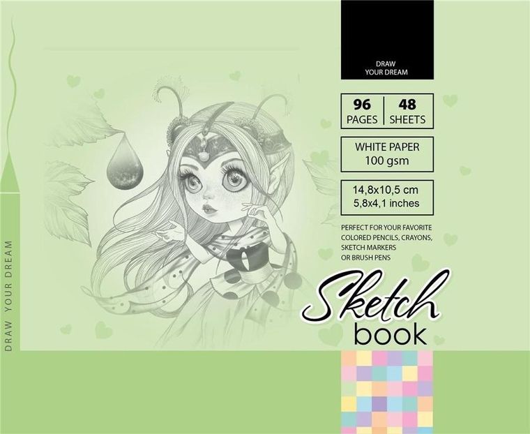 Fresh, szkicownik, 148-105 mm, 96 kartek, 100g