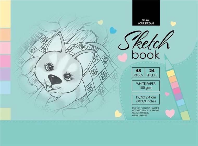 Fresh, szkicownik, 197-124 mm, 48 kartek, 100g