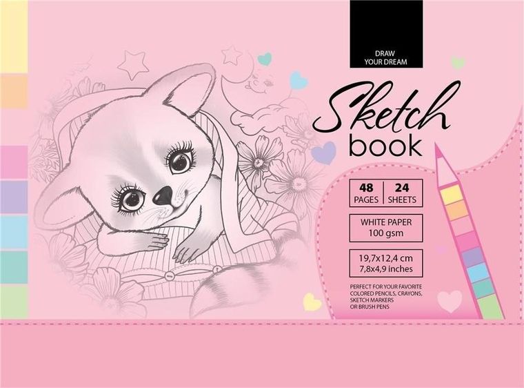 Fresh, szkicownik, 197-124 mm, 48 kartek, 100g