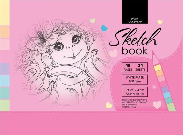 Fresh, szkicownik, 197-124 mm, 48 kartek, 100g