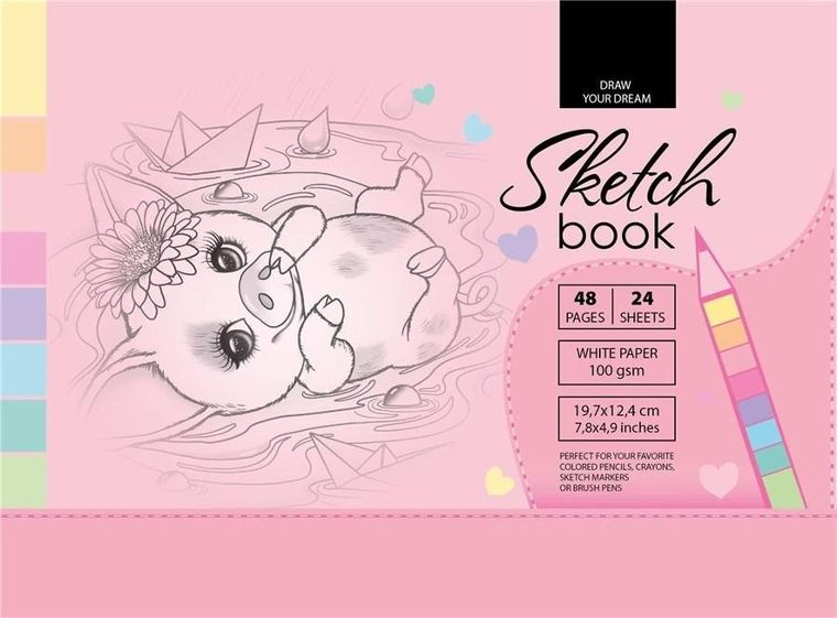 Fresh, szkicownik, 197-124 mm, 48 kartek, 100g