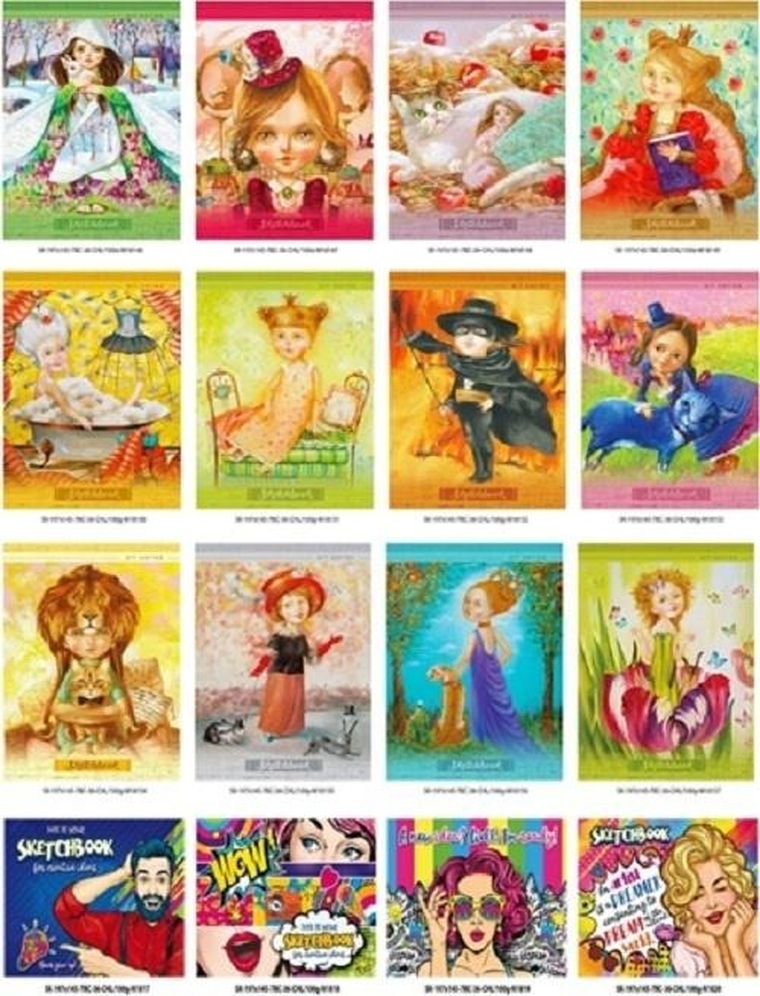 Fresh, szkicownik 197-145 mm, 36 kartek, 100g