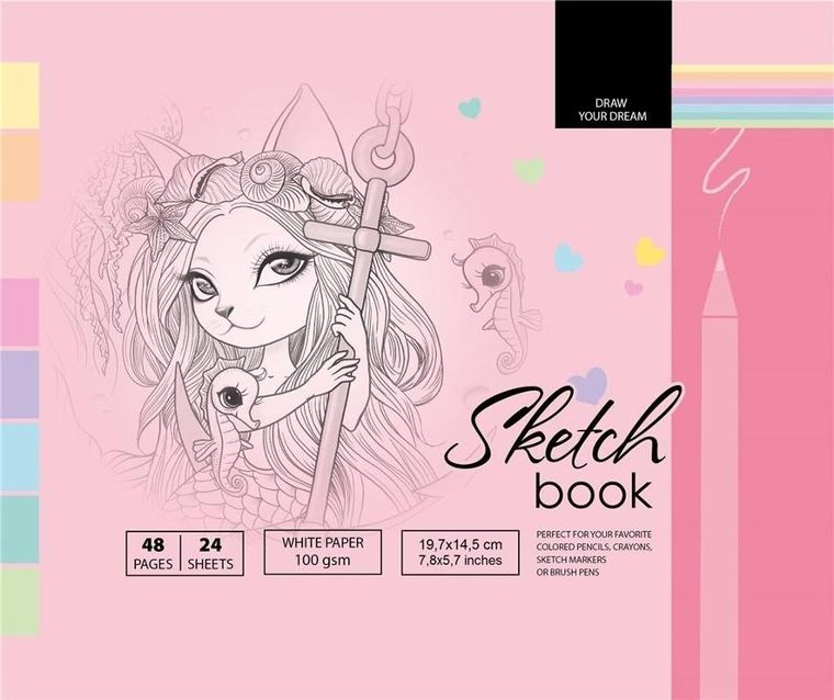 Fresh, szkicownik, 197-145 mm, 48 kartek, 100g