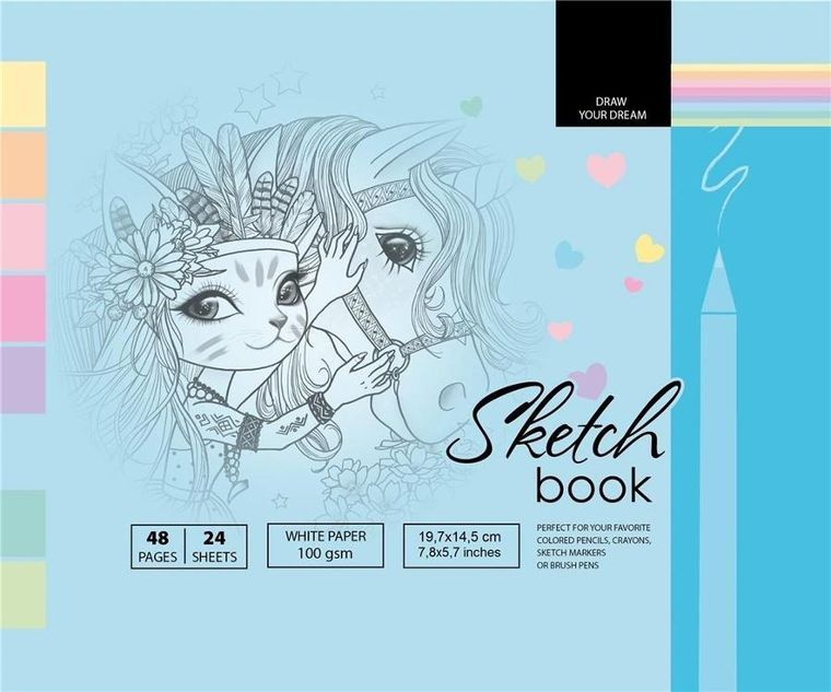 Fresh, szkicownik, 197-145 mm, 48 kartek, 100g