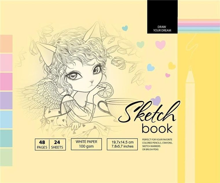 Fresh, szkicownik, 197-145 mm, 48 kartek, 100g