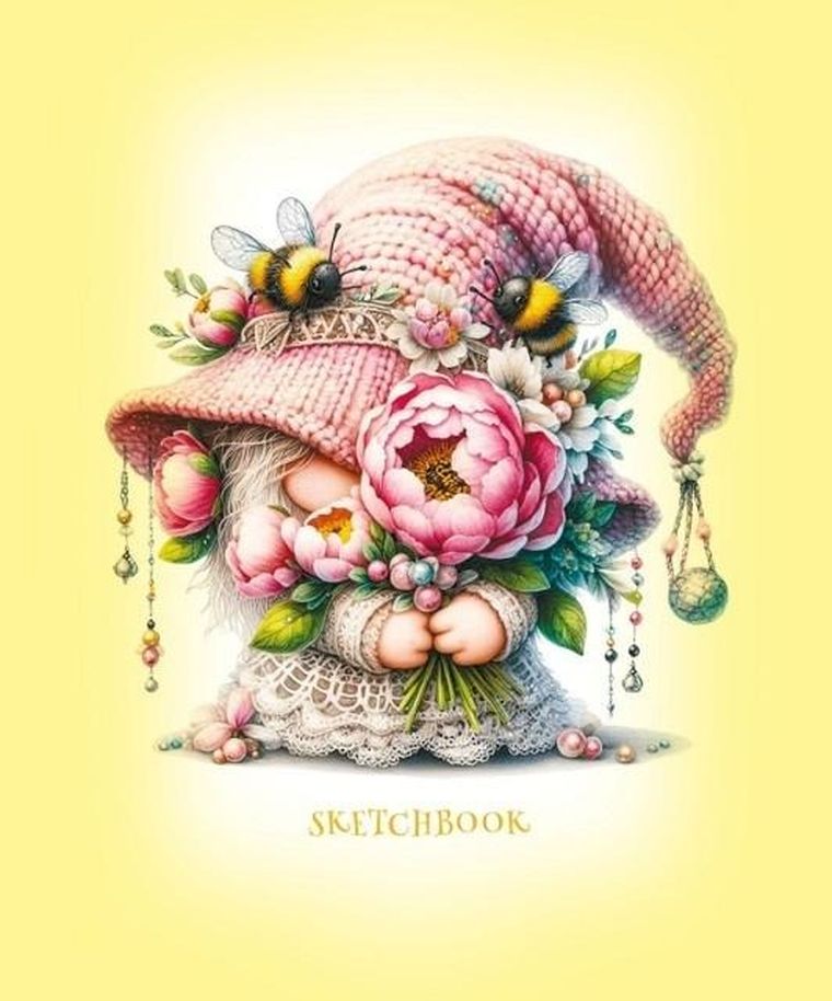 Fresh, szkicownik, 24 strony, 100g, m2, Gnom żółty