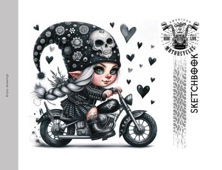 Fresh, szkicownik, 24 strony, 100g, m2, Gnomy