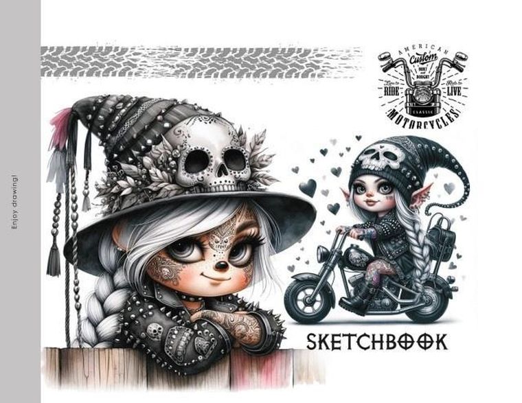 Fresh, szkicownik, 24 strony, 100g, m2, Gnomy