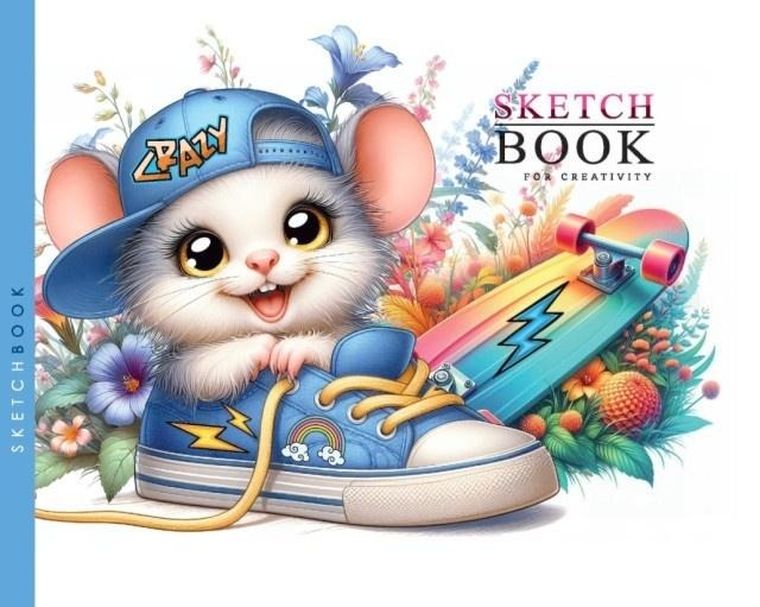 Fresh, szkicownik, 24 strony, 100g, myszka but, 148-105 cm, 1 szt.