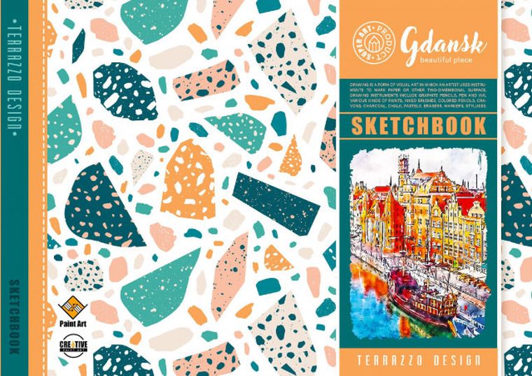 Fresh, szkicownik, 36 kartek, Gdańsk