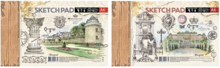 Fresh, szkicownik A4, 12 kartek, 190g