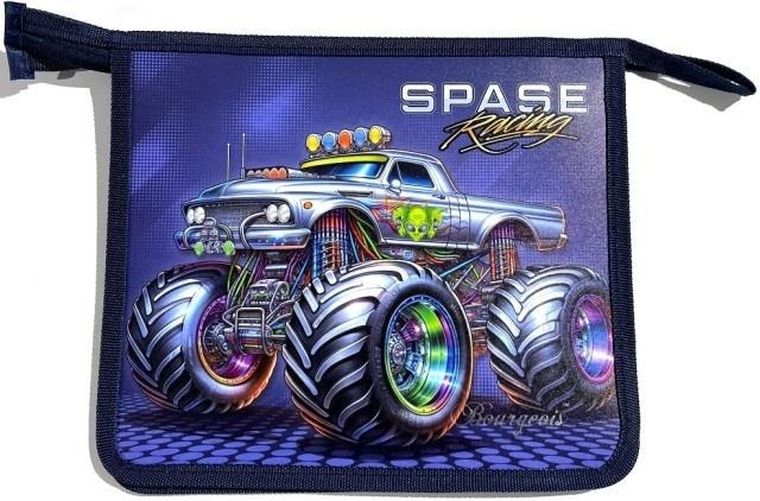 Fresh, teczka-torba zapinana na zamek A5+, Monster Truck