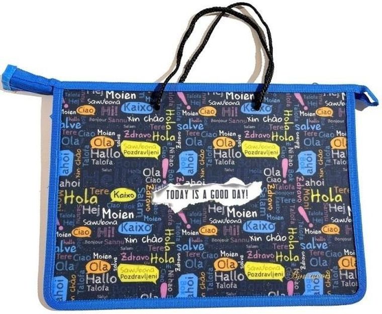 Fresh, teczka-torba zapinana na zamek z rączką A4+, Dzień Dobry