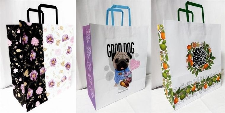 Fresh, torebka, biała, 25-38-15 cm