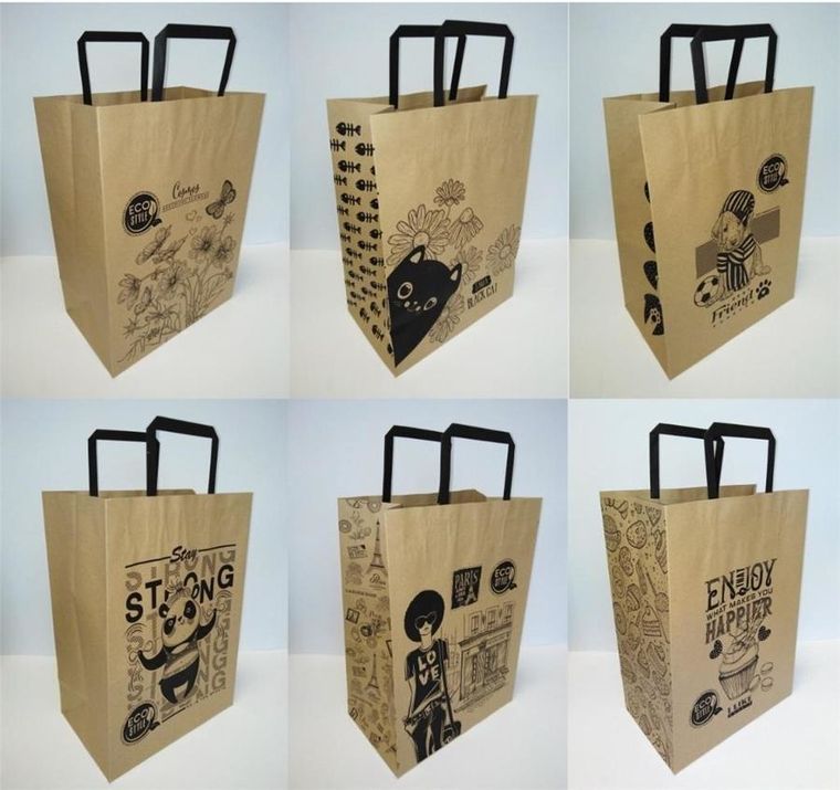 Fresh, torebka, Kraft, L, pionowa