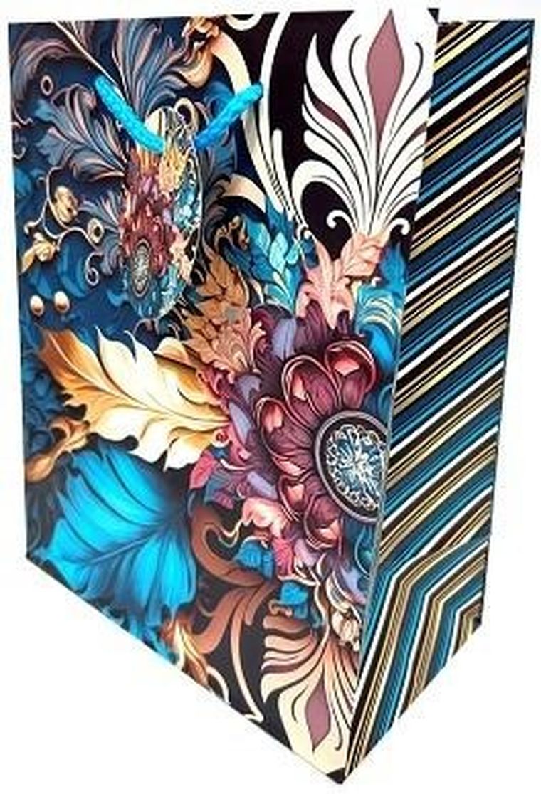 Fresh, torebka ozdobna, matowa, vintage, 18-23-10 cm